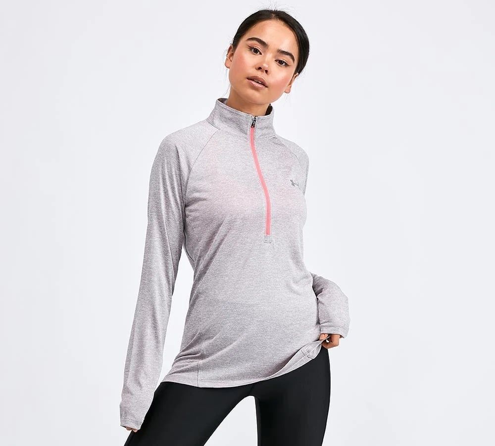 Under Armour Women's Athletic Tech Twist Pullover Half Zip Track Shirt S